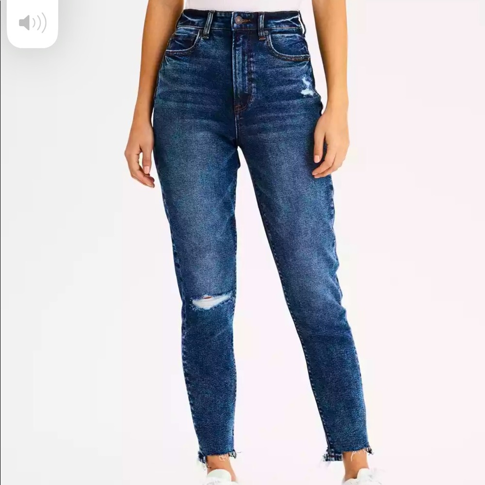 American Eagle highest rise mom jeans